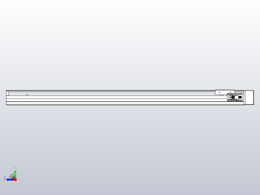 MTH12标准螺杆滑台[MTH12-L#-900-BR-P10-C3]右视缩略图
