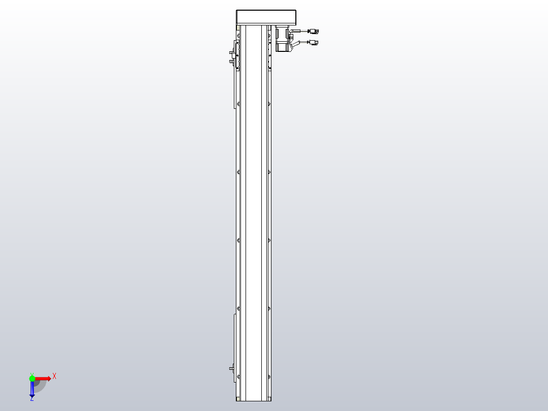 MTH12标准螺杆滑台[MTH12-L#-900-BR-P10-C3]俯视图