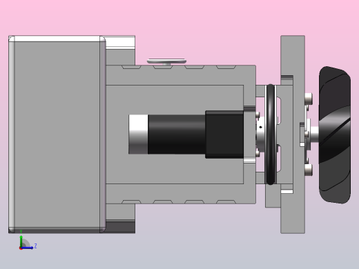 风扇动平衡检测装置左视缩略图