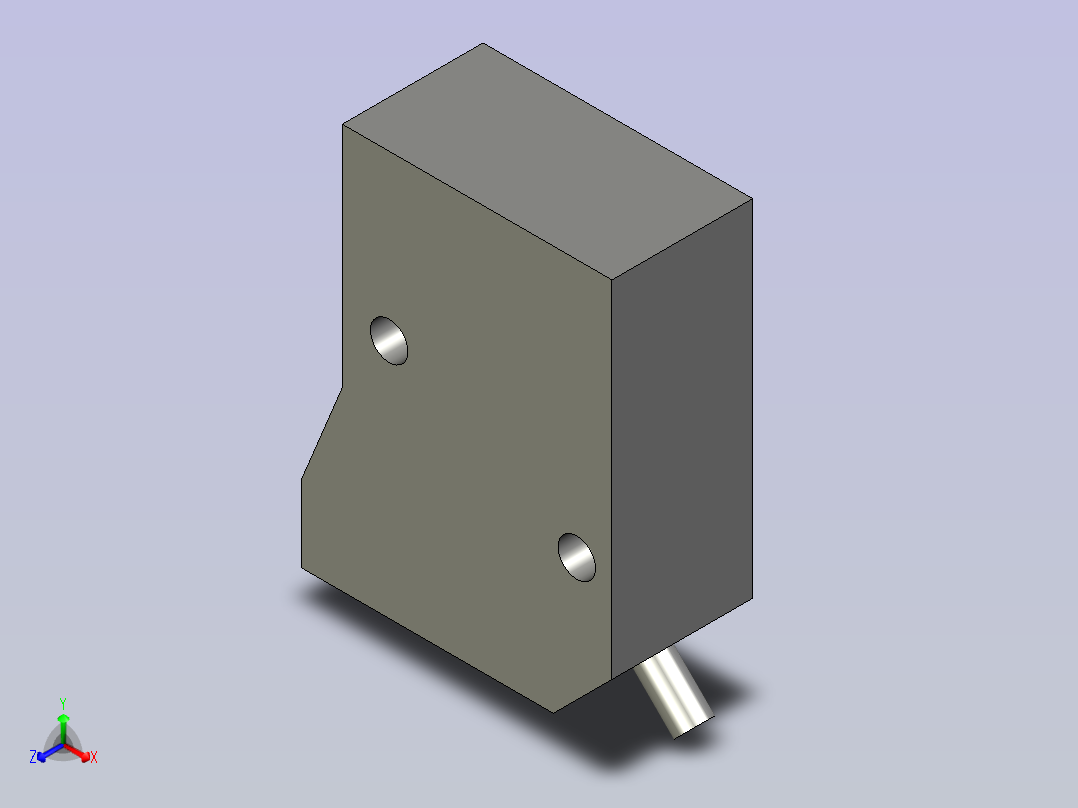 传感器LV-H37正等轴测图