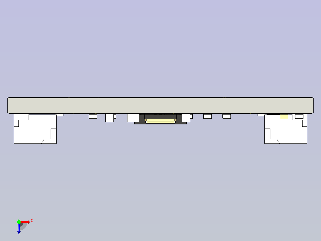 具有传感器功能的开发板俯视图