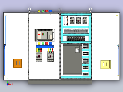 万能式断路器变频器控制柜前视缩略图