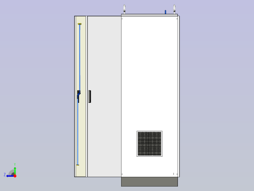 万能式断路器变频器控制柜右视缩略图