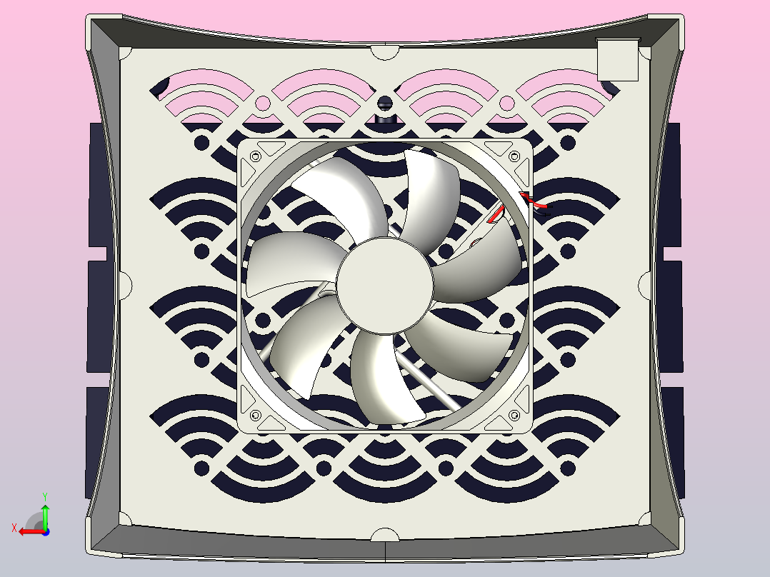 路由器散热风扇120_25后视图