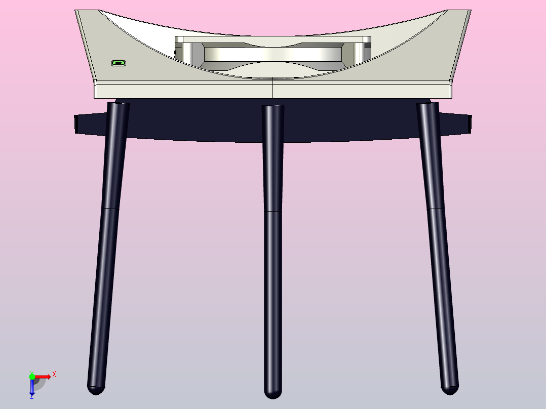 路由器散热风扇120_25俯视图