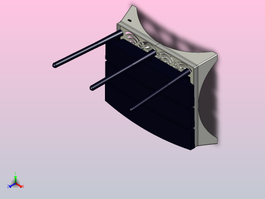 路由器散热风扇120_25正等轴测缩略图