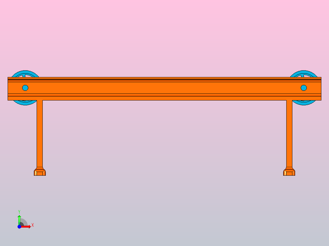带式输送机-工业前视图
