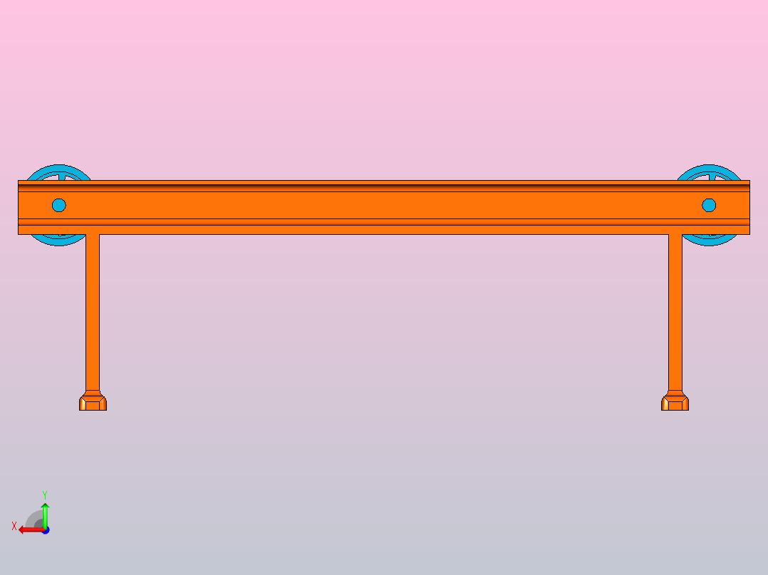 带式输送机-工业后视图