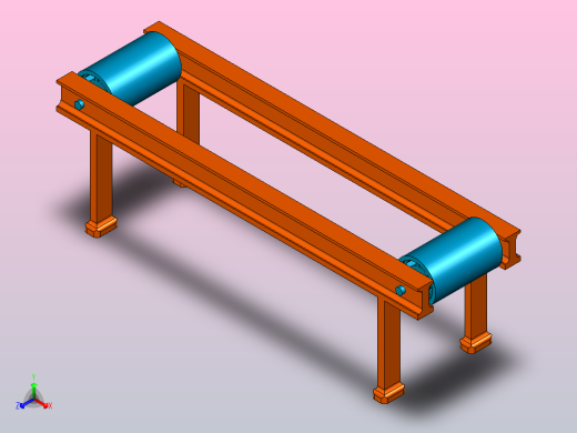 带式输送机-工业正等轴测缩略图