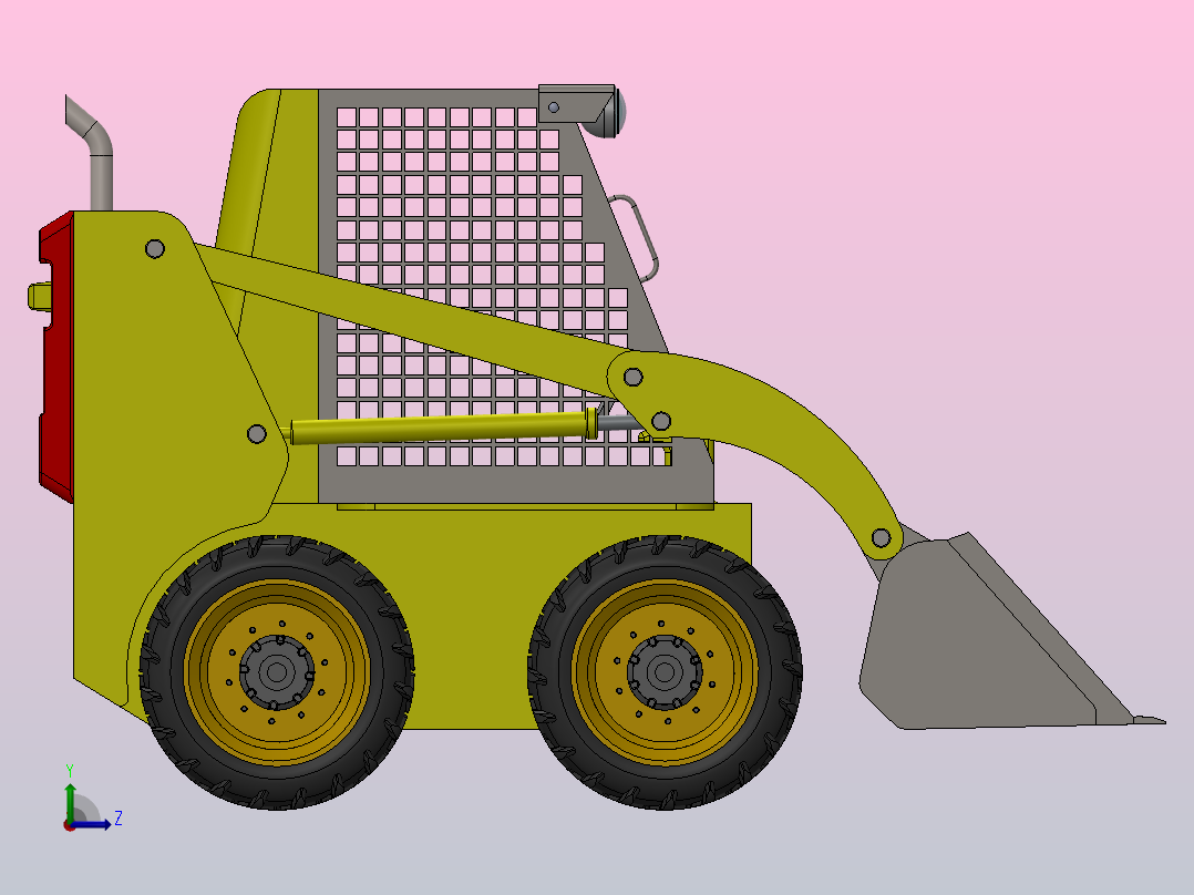 16 铲车 (53)左视图