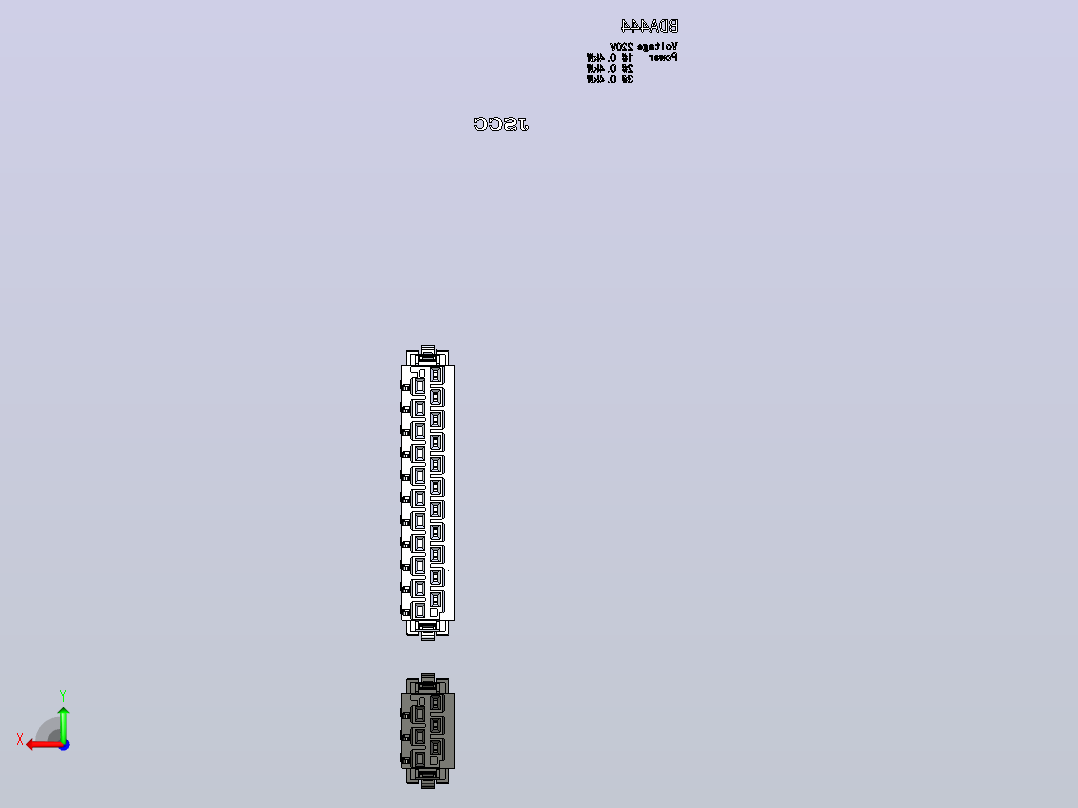 变频器BDA444后视图