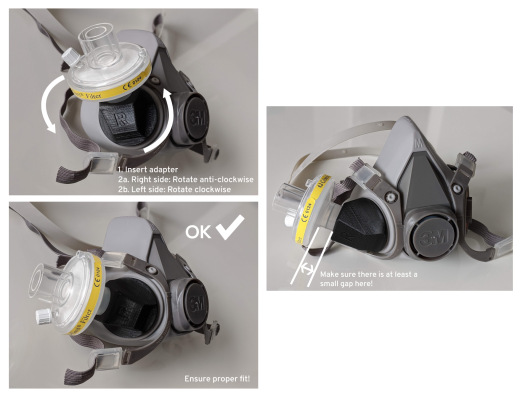 3M面罩到DAR过滤器适配器[v5]缩略图
