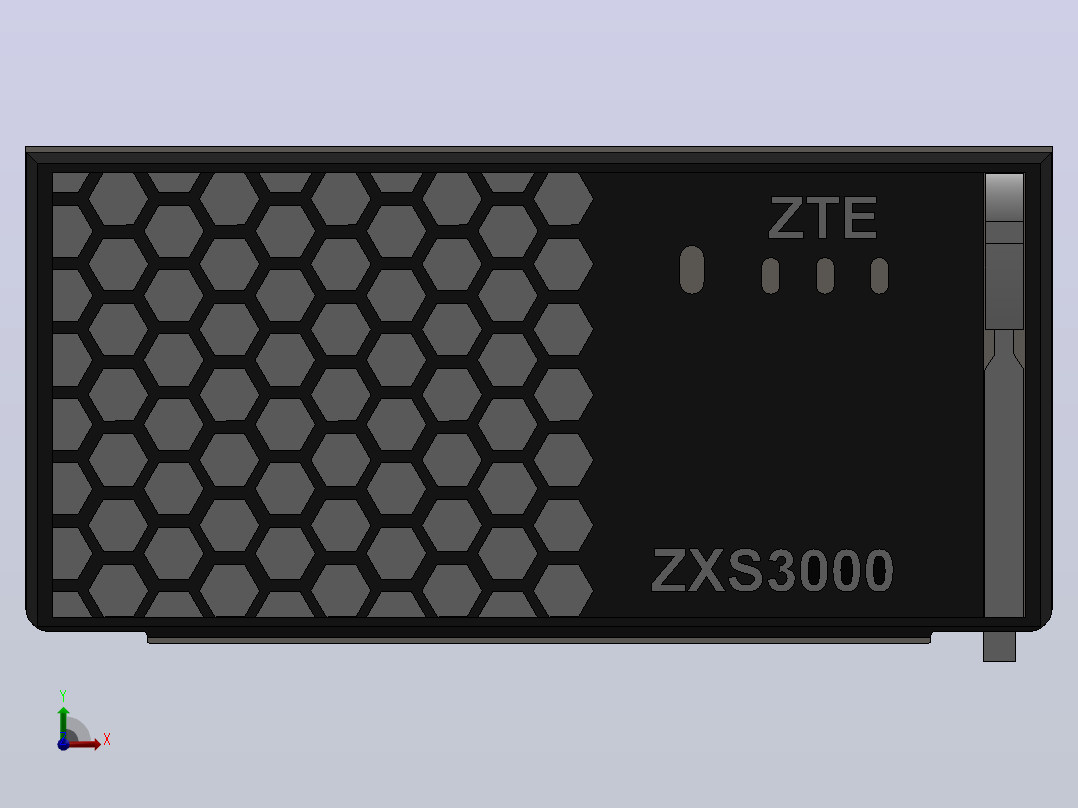 电源ZXD3000前视图