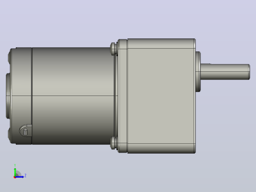Z3D25W配3GNK型齿轮箱整机-51机壳内置左视缩略图