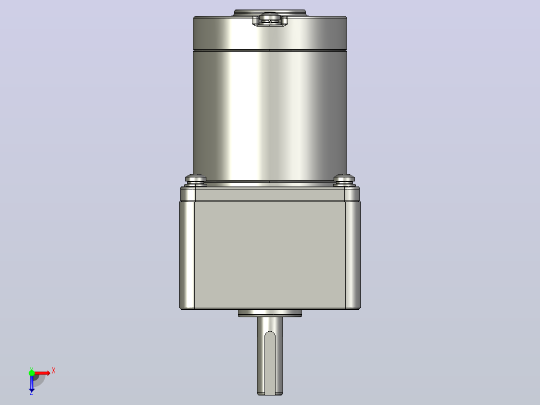 Z3D25W配3GNK型齿轮箱整机-51机壳内置俯视图
