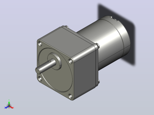 Z3D25W配3GNK型齿轮箱整机-51机壳内置正等轴测缩略图