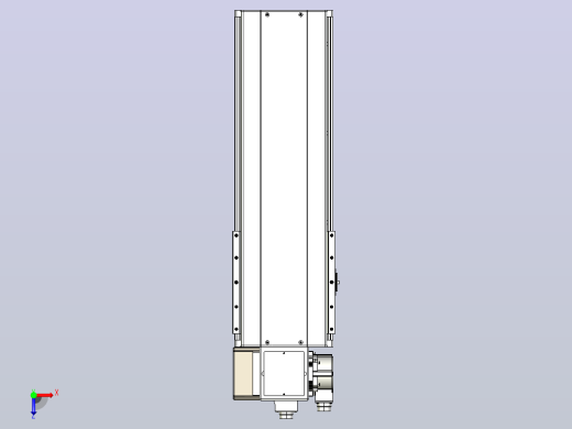 皮带直线轴半封闭可选导轨TPA-HNB-220D-176-L350-LP-C-P1K-N3俯视缩略图