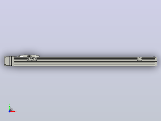 GTH4-L#-500-BR-M05-C3 GTH4内嵌式螺杆滑台 电机右折 TOYO滑台前视缩略图