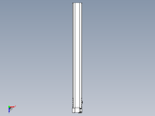 皮带直线轴半封闭可选导轨TPA-HNB-175D-140-L1650-LP-Y-P75-N3俯视缩略图