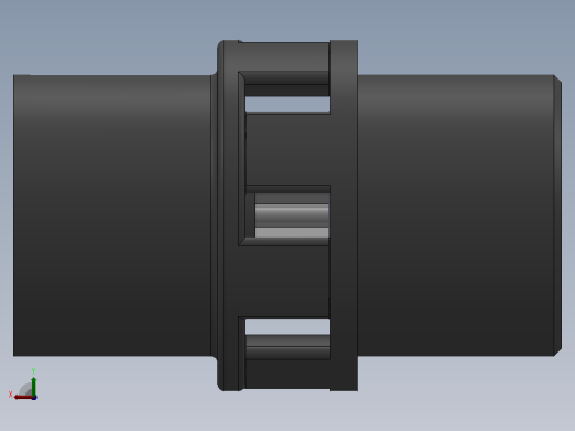 LM型梅花形弹性联轴器_LM8联轴器J150×112／Z50×84后视缩略图
