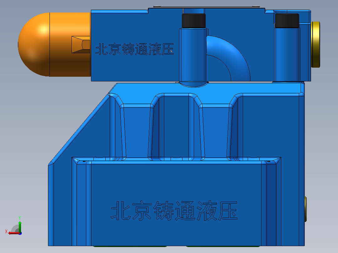DZ30-2 先导式顺序阀后视图