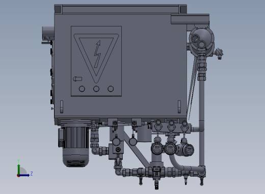 B11-液压站（液压润滑动力装置）左视缩略图