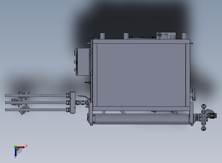 B11-液压站（液压润滑动力装置）俯视图