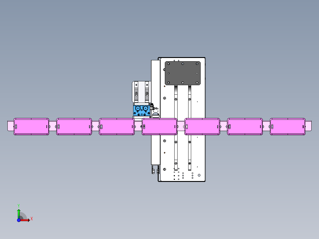 下料机构sw16可编辑前视图