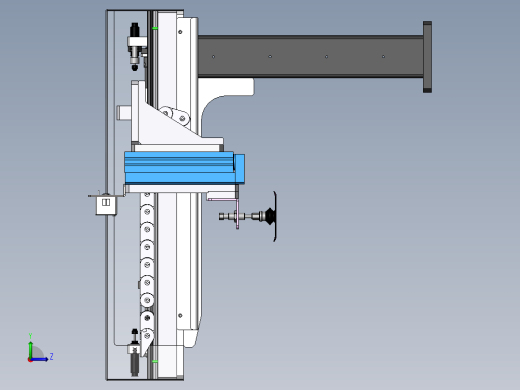 下料机构sw16可编辑左视缩略图