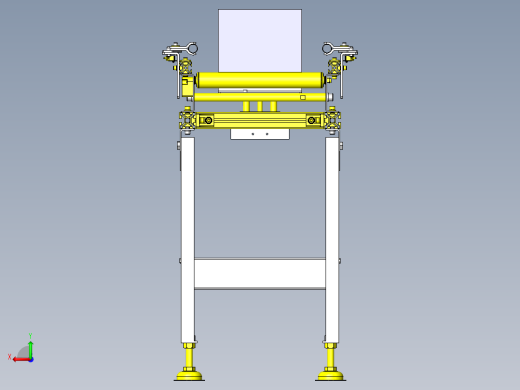 可改变导轨宽度的滚轮传送带后视缩略图