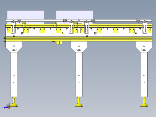 可改变导轨宽度的滚轮传送带右视缩略图