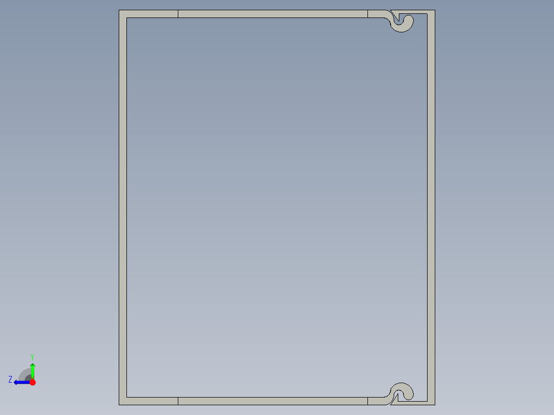 各类尺寸线槽3D模型汇总右视图