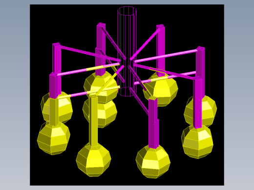 室内家具及植物三维模型八-D014