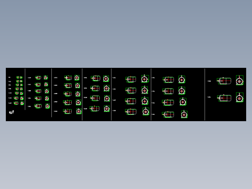 Y系列三相异步电动机CAD电子图纸（2007版）