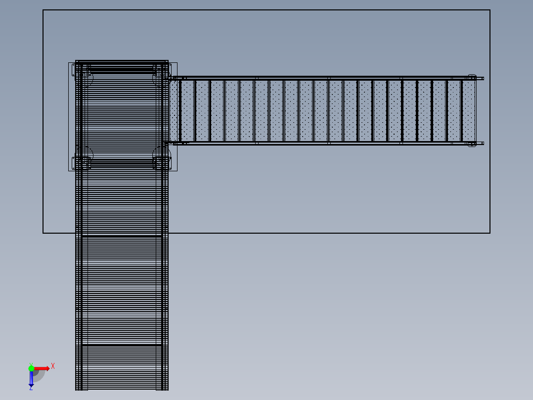 钢结构楼梯俯视图