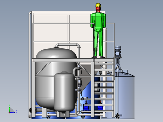 水处理系统15m3 小时左视缩略图