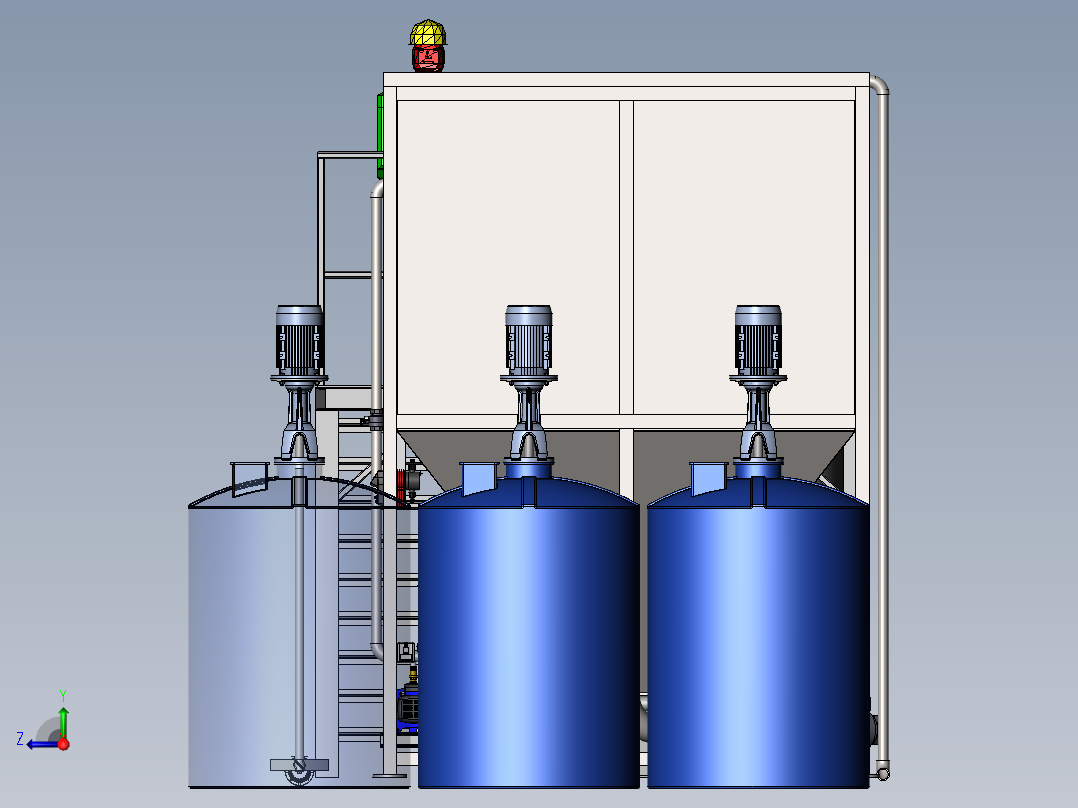 水处理系统15m3 小时右视图