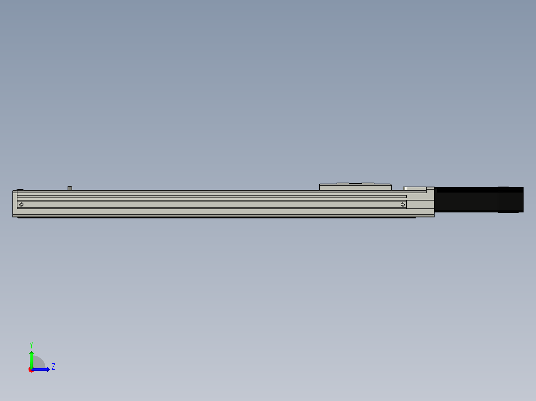 Toyo东佑达直线模组-ETH6-450-BC+煞車-M5左视图