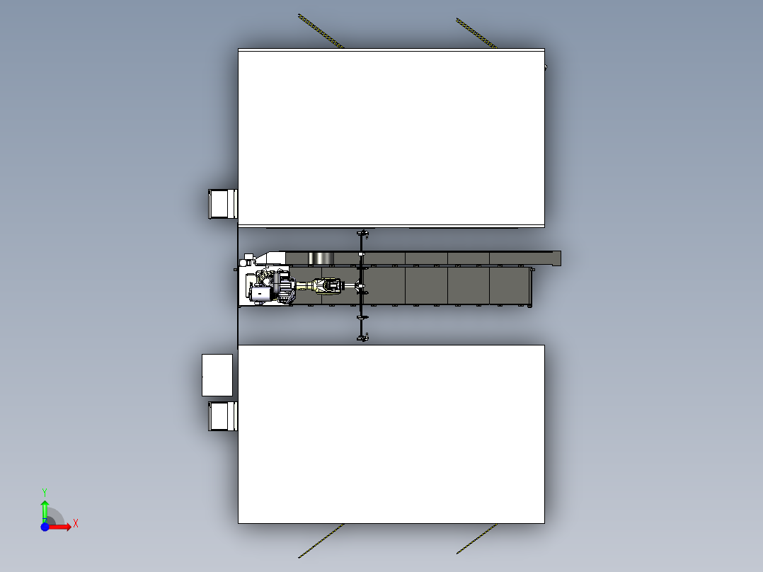 钻夹头钻体桁架生产线 (2)前视图