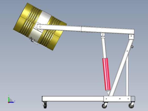筒体提升机构左视缩略图