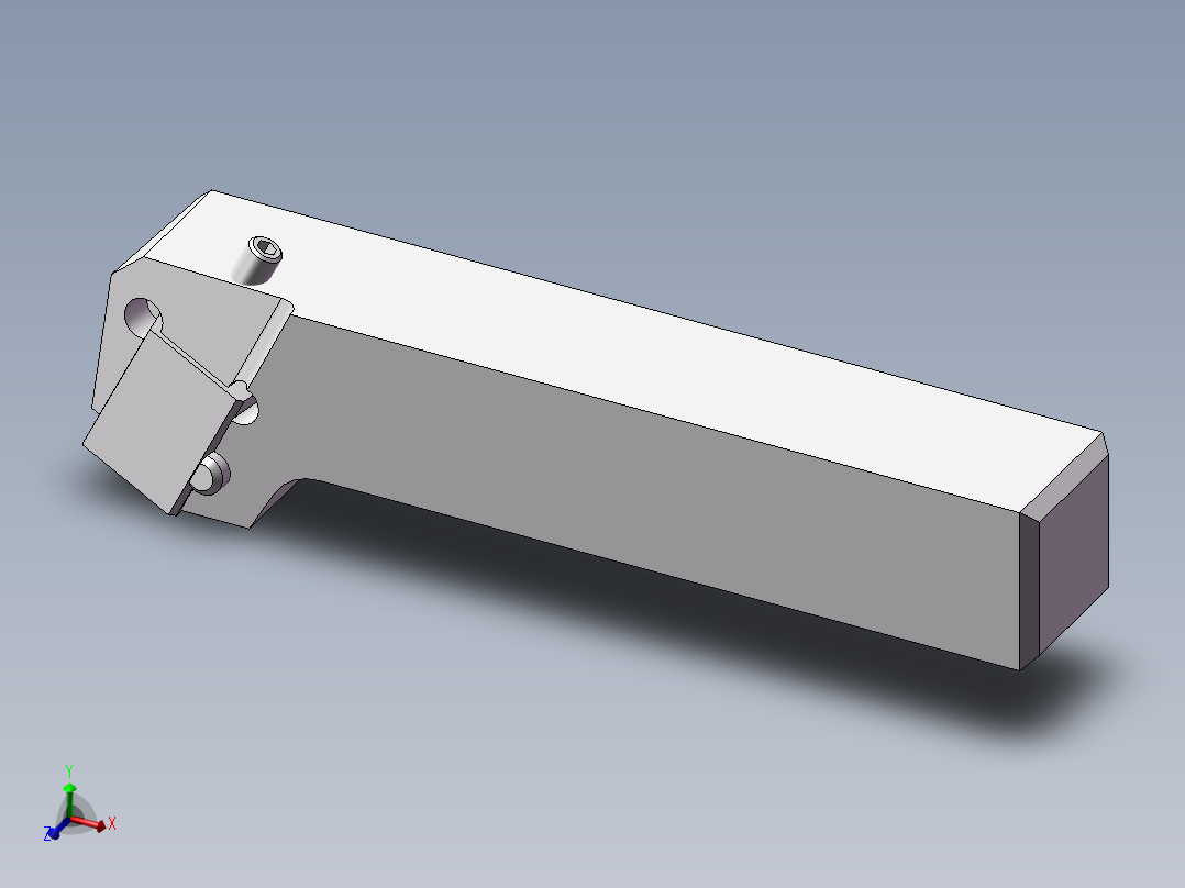 机夹重磨杠杆式65度粗车刀