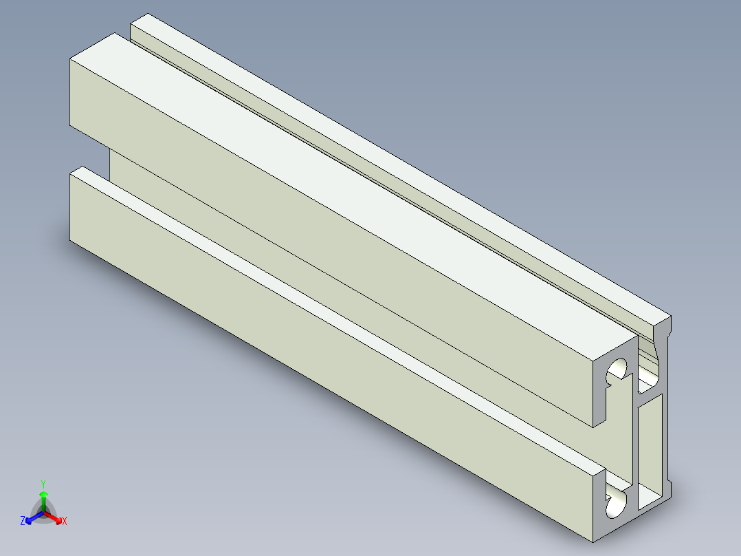 型材-BR SUSPENSION PROFILE KJN993411.STEP正等轴测图