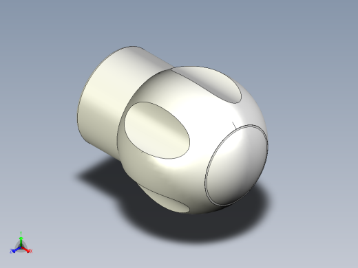 人體工學球型把手(軟性塑膠)EBK-SOFT-3D多系列多零件图纸模型