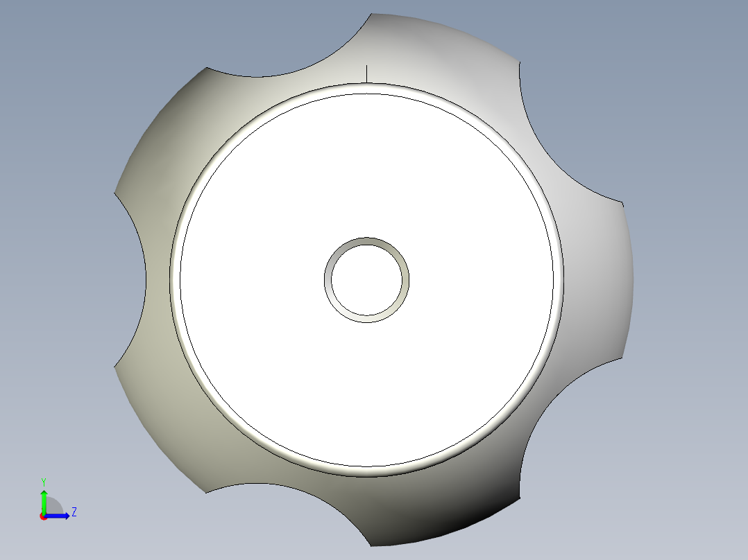 人體工學球型把手(軟性塑膠)EBK-SOFT-3D多系列多零件图纸模型左视图