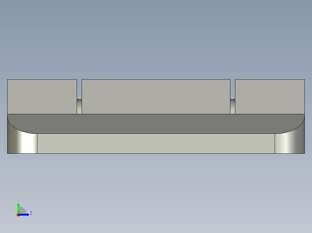 孔距20x20合页铰链左视图