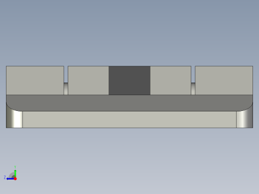 孔距20x20合页铰链右视缩略图