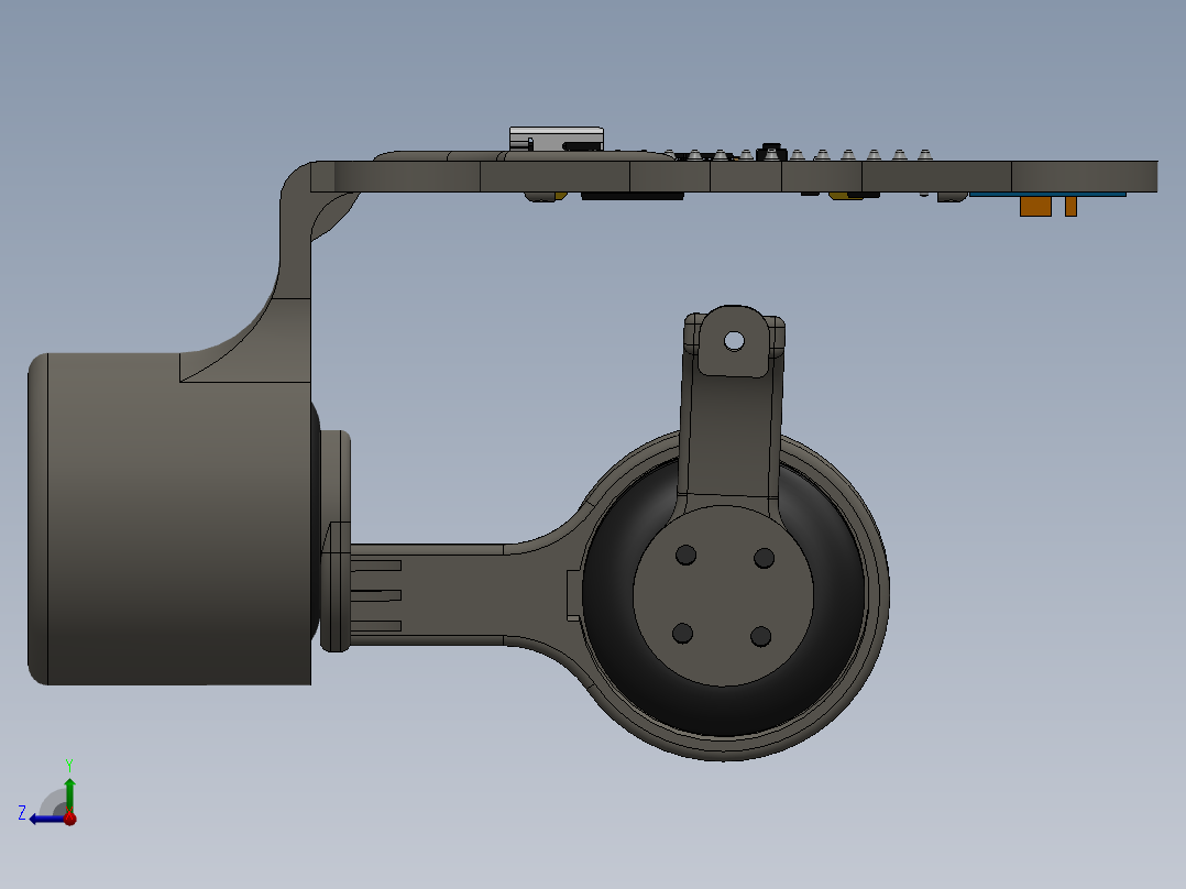 传感器 (1)右视图