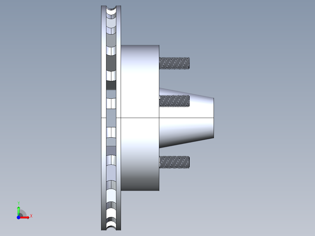 制动器 (46)前视图