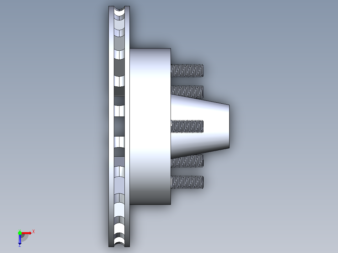 制动器 (46)俯视图