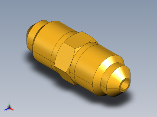 扩口式工业通用硬管接头Union 42F-2